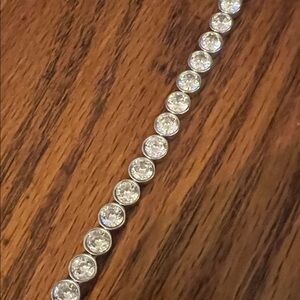 Michael Kors Silver Bracelet with Clear Stones